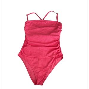 New Shade & Shore Hot Pink One piece, size Large 12/14